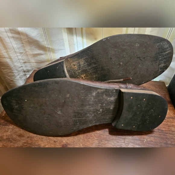 Mens Brown Real Leather Dress Shoes Boots Lace Up Cowboy Size 12 - Red Tape - Picture 8 of 8